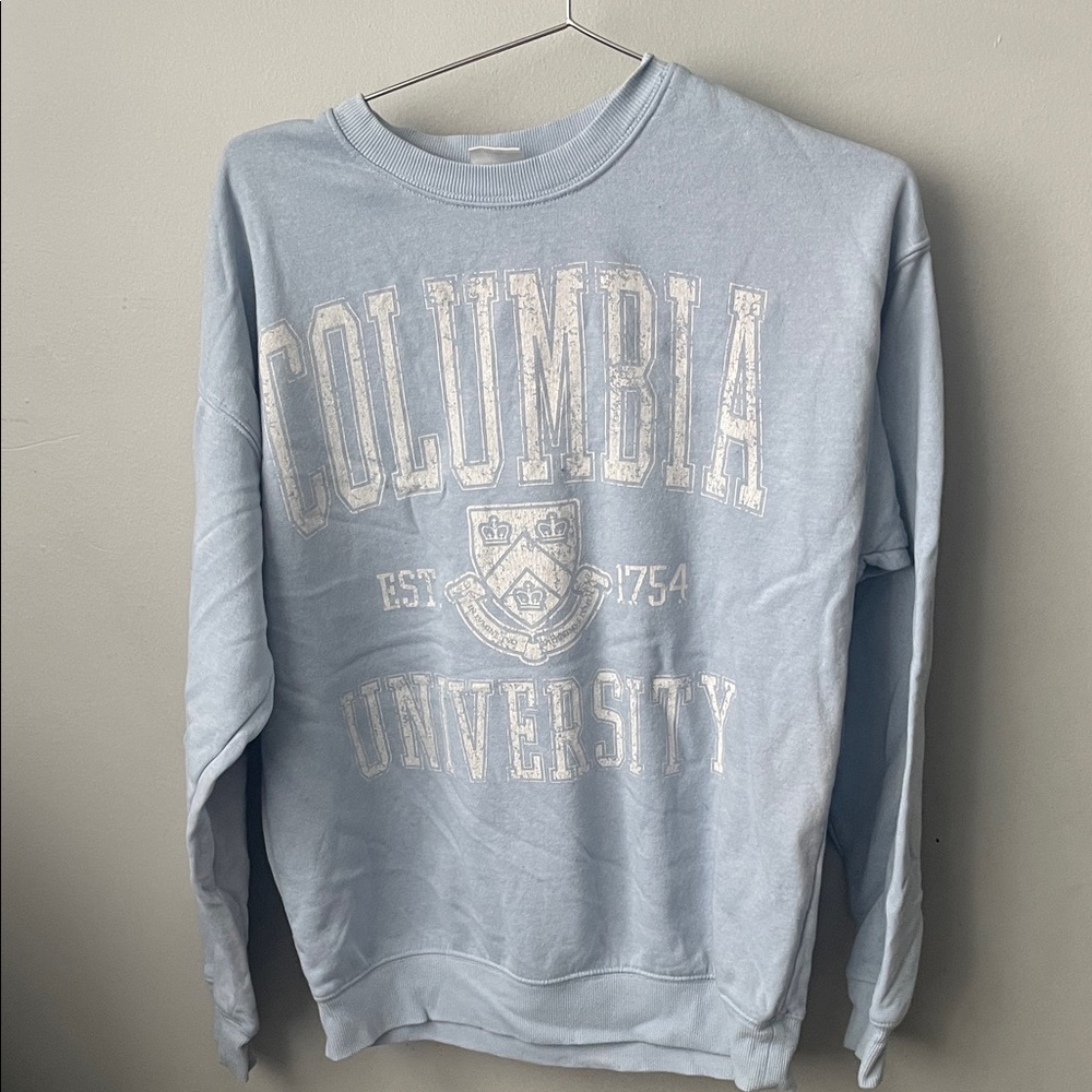 Columbia University Light Blue Crewneck Sweatshirt